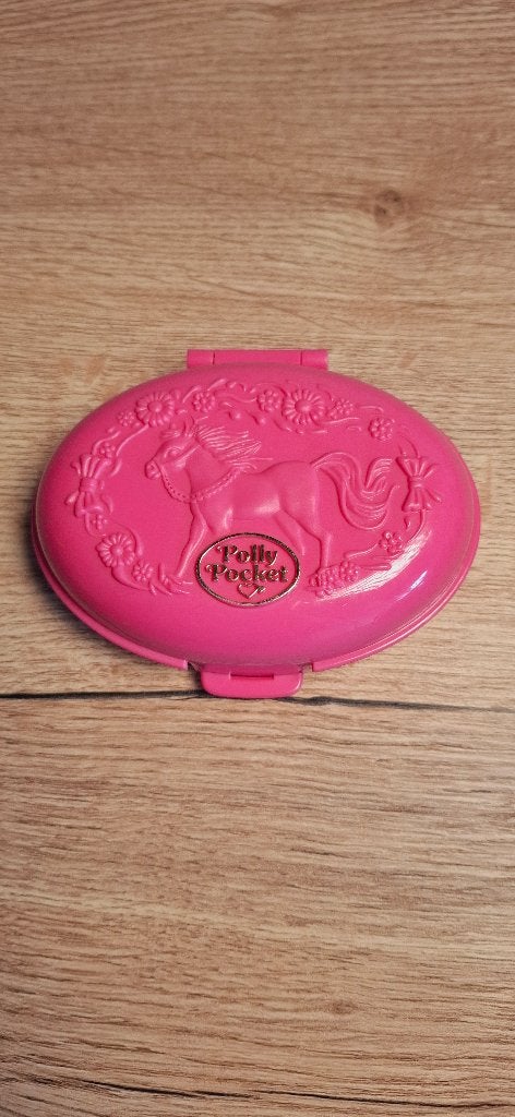 Vintage Polly Pocket Country Cottage 1995 – Compact only, Verzamelen, Speelgoed, Gebruikt, Info@mattel.nl, Ophalen of Verzenden