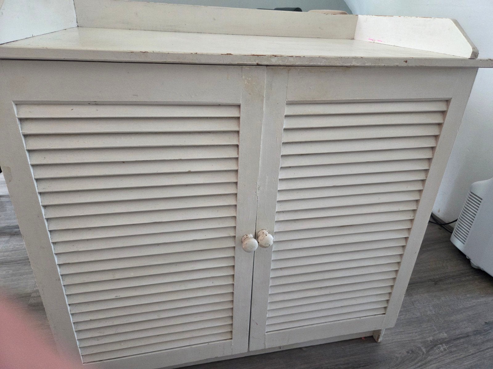 Witte commodekast, Ophalen, Gebruikt, 50 tot 70 cm, 75 tot 100 cm
