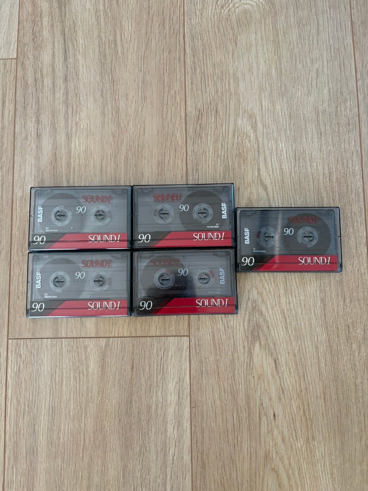 5x bespeelde BASF cassettes, type 1, Ophalen of Verzenden, Zo goed als nieuw, Overige genres, 2 t/m 25 bandjes