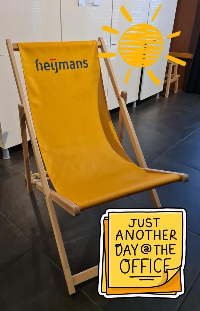 Heijmans strandstoel, Ophalen, Nieuw, Campingstoel