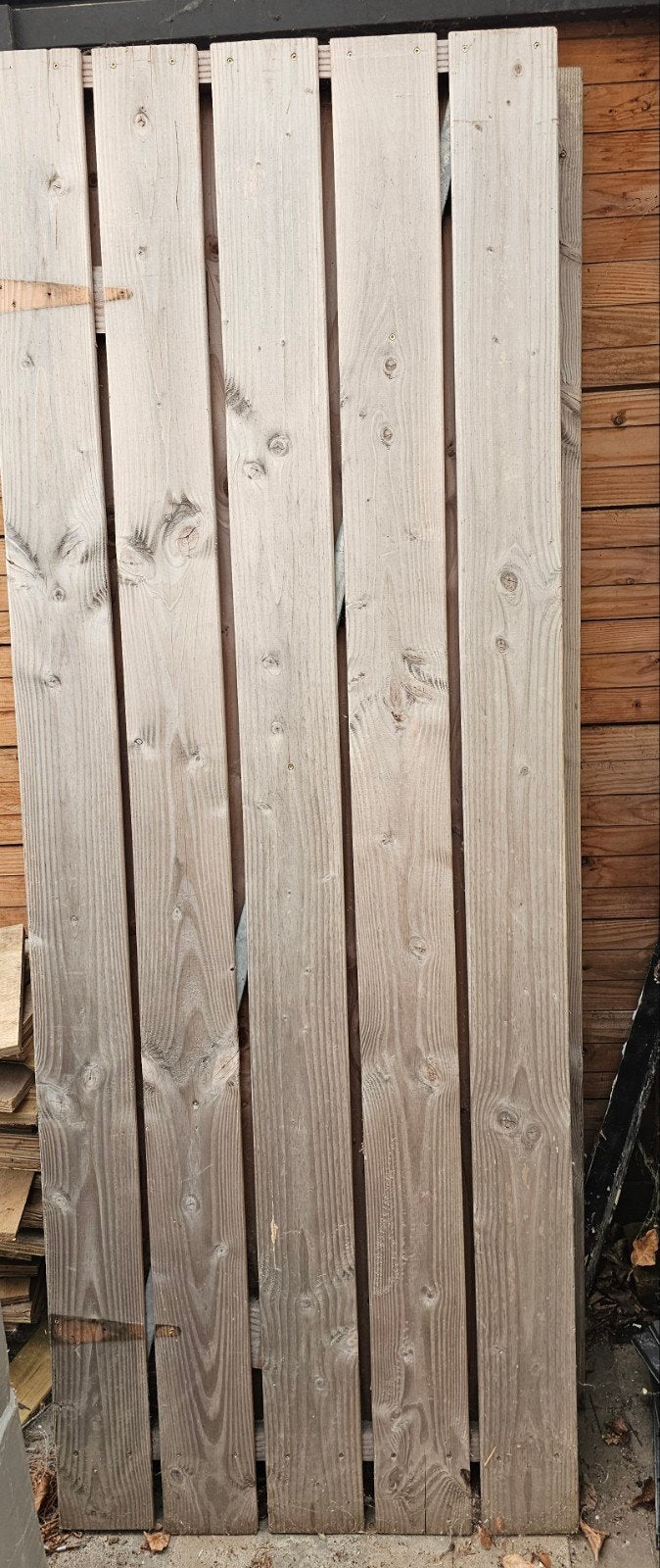 Tuindeur / Schutting deur 4 stuks., Ophalen, Hout, Minder dan 3 meter, 1 tot 2 meter