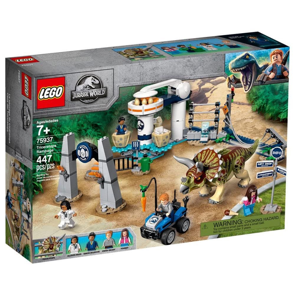 LEGO Jurassic World 🦖 Triceratops Rampage 75937 - NIEUW!, Jurassic World, Lego, Nieuw, Ophalen of Verzenden