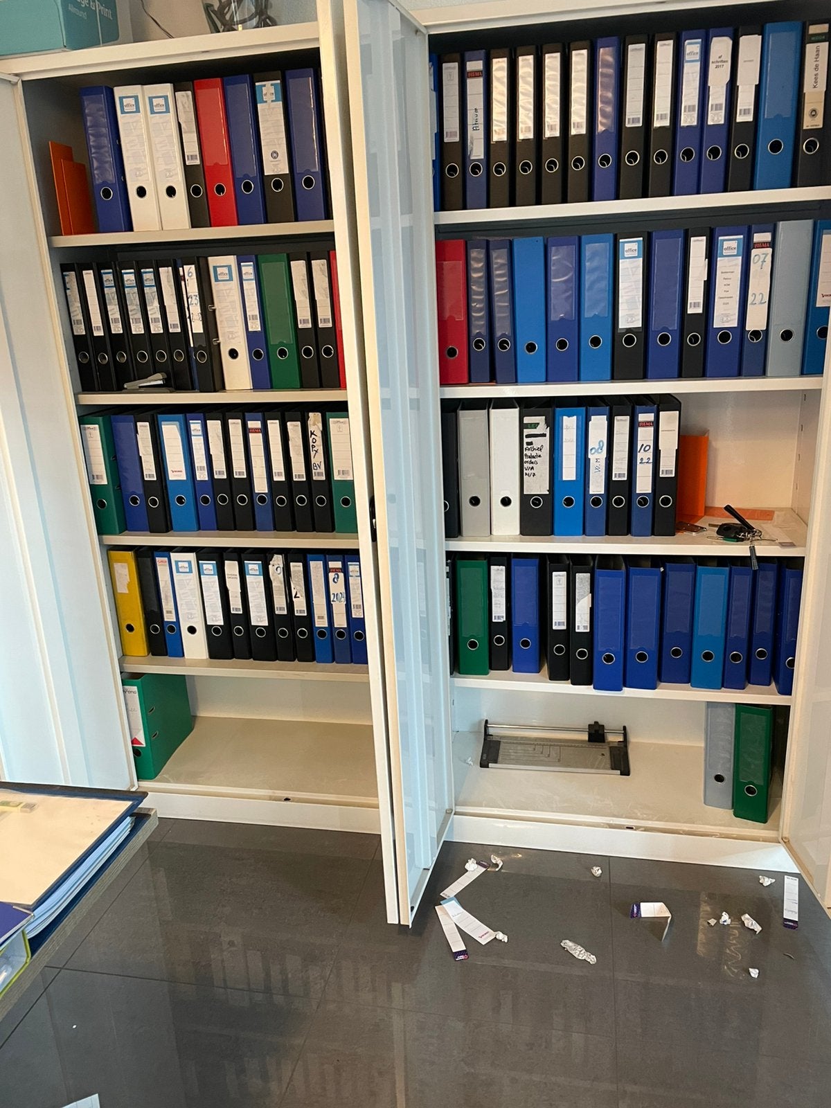 Gratis lege ordners, Diversen, Ophalen, Gebruikt