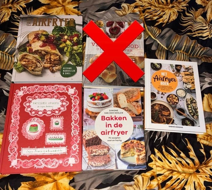 Mooie set van 4 kook- en bakboeken in nette staat., Ophalen of Verzenden, Nieuw, Overige gebieden, Overige typen