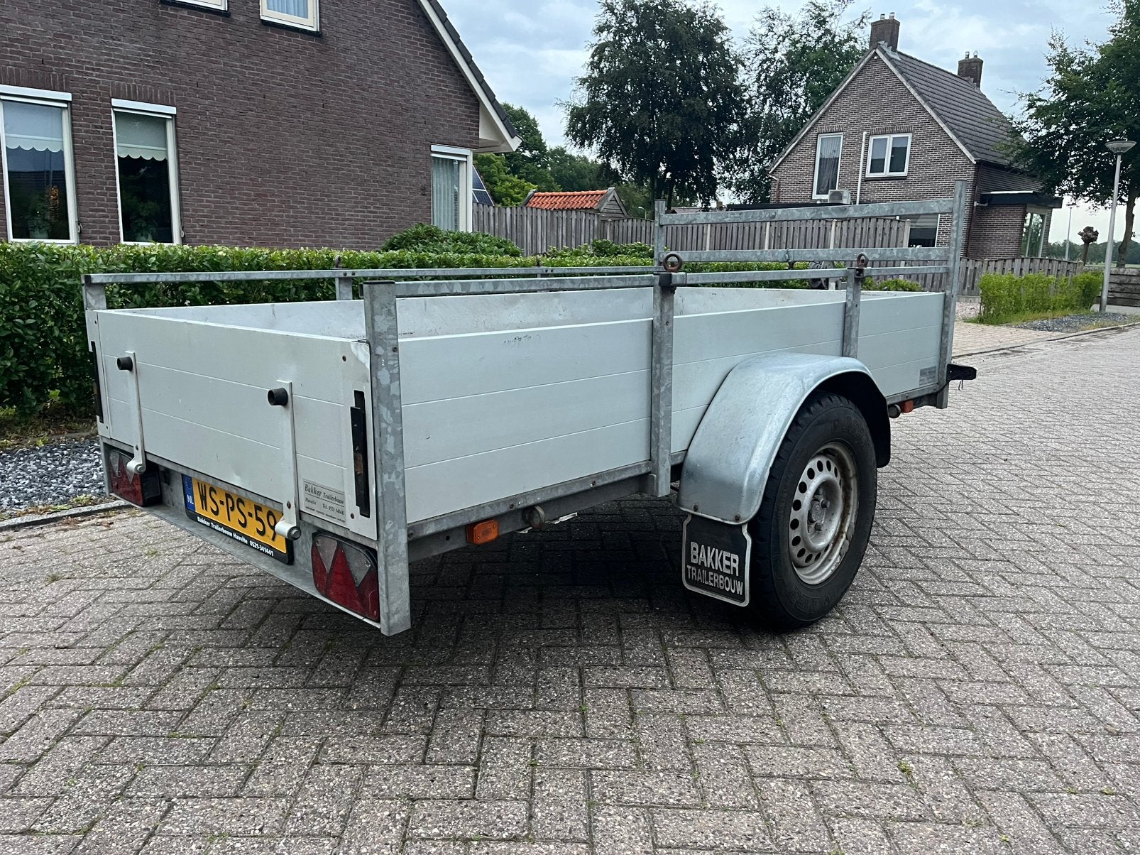 Anssems BSX-1 aanhanger 1300KG 250x130 Geremd NETJES MARGE, Ophalen, Gebruikt