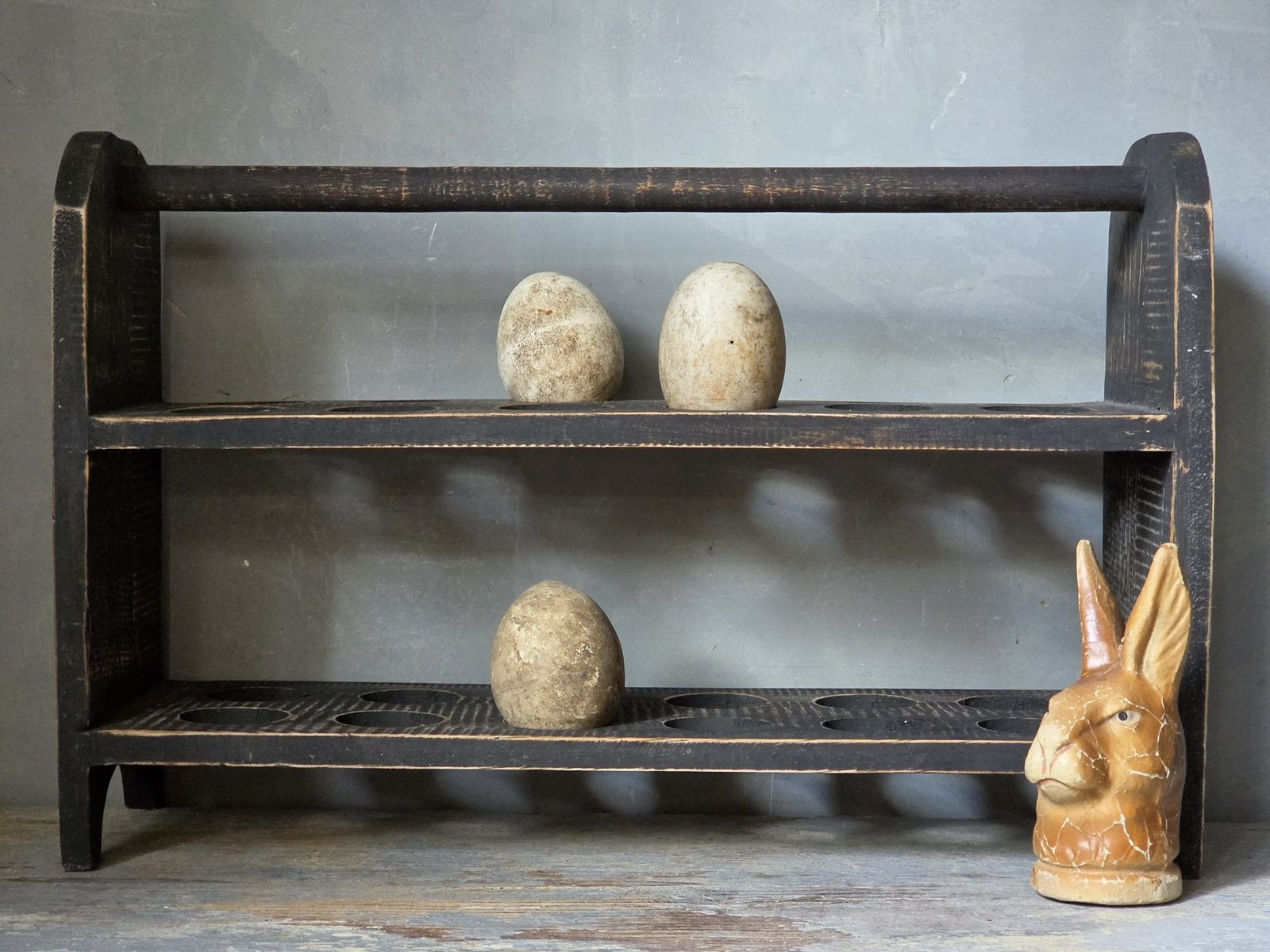 Groot houten eierrekje, Ophalen of Verzenden