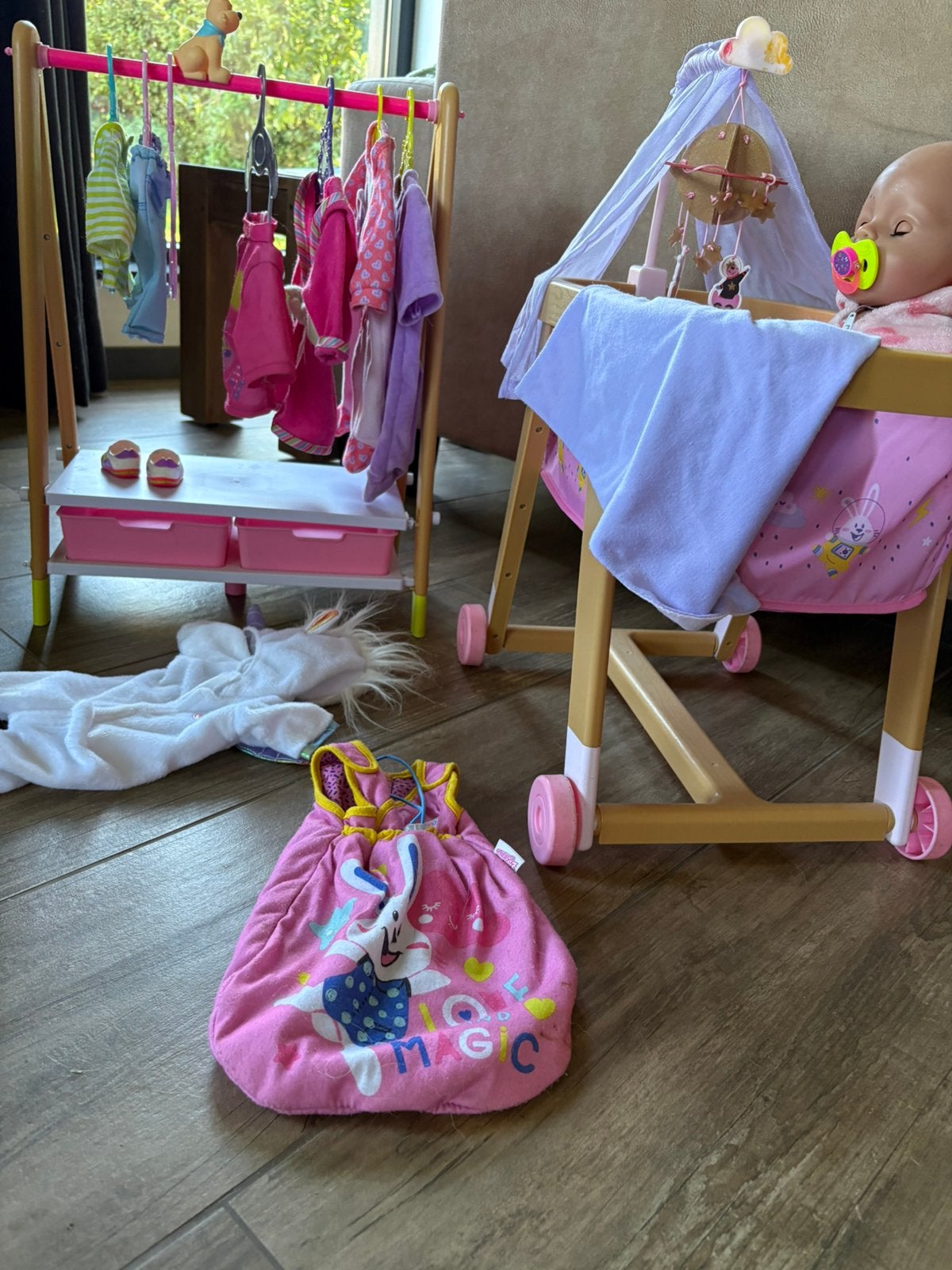 Baby born set, Kinderen en Baby's, Ophalen of Verzenden, Zo goed als nieuw, Babypop