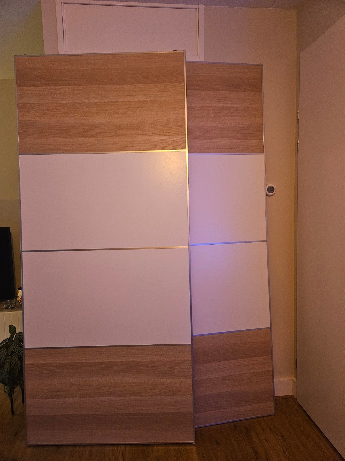 Pax Schuifdeuren voor kledingkast - Hout en wit, 200 cm of meer, 150 tot 200 cm, Zo goed als nieuw, Modern