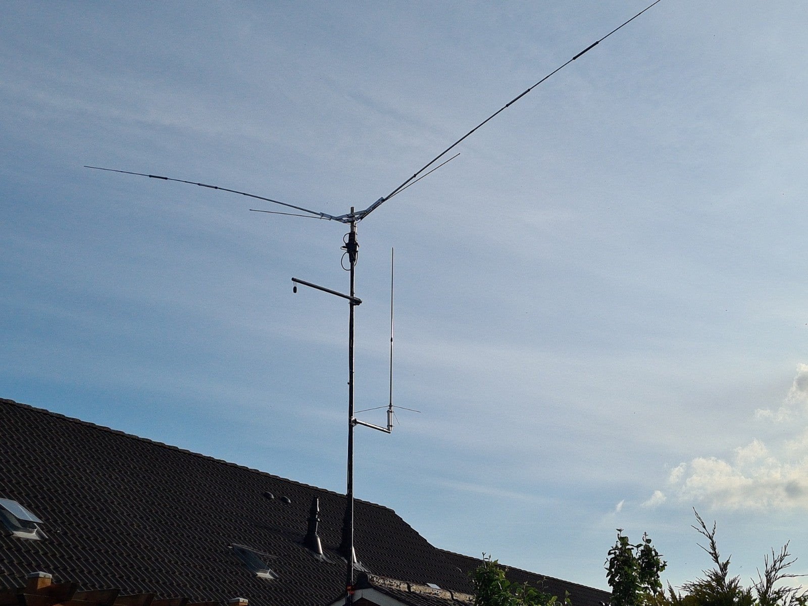 Nagara TV-416J 5 bands HF  (V)-dipoolantenne in nieuwst, Ophalen, Zo goed als nieuw, Antenne