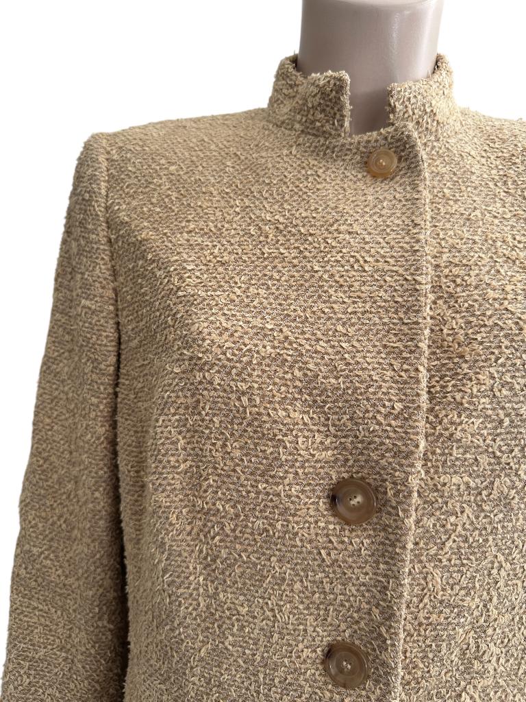 Akris vest L, Beige, Ophalen of Verzenden, Zo goed als nieuw