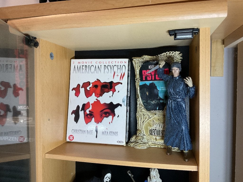 Mother bates + dubbel dvd american psycho, Ophalen, Overige typen