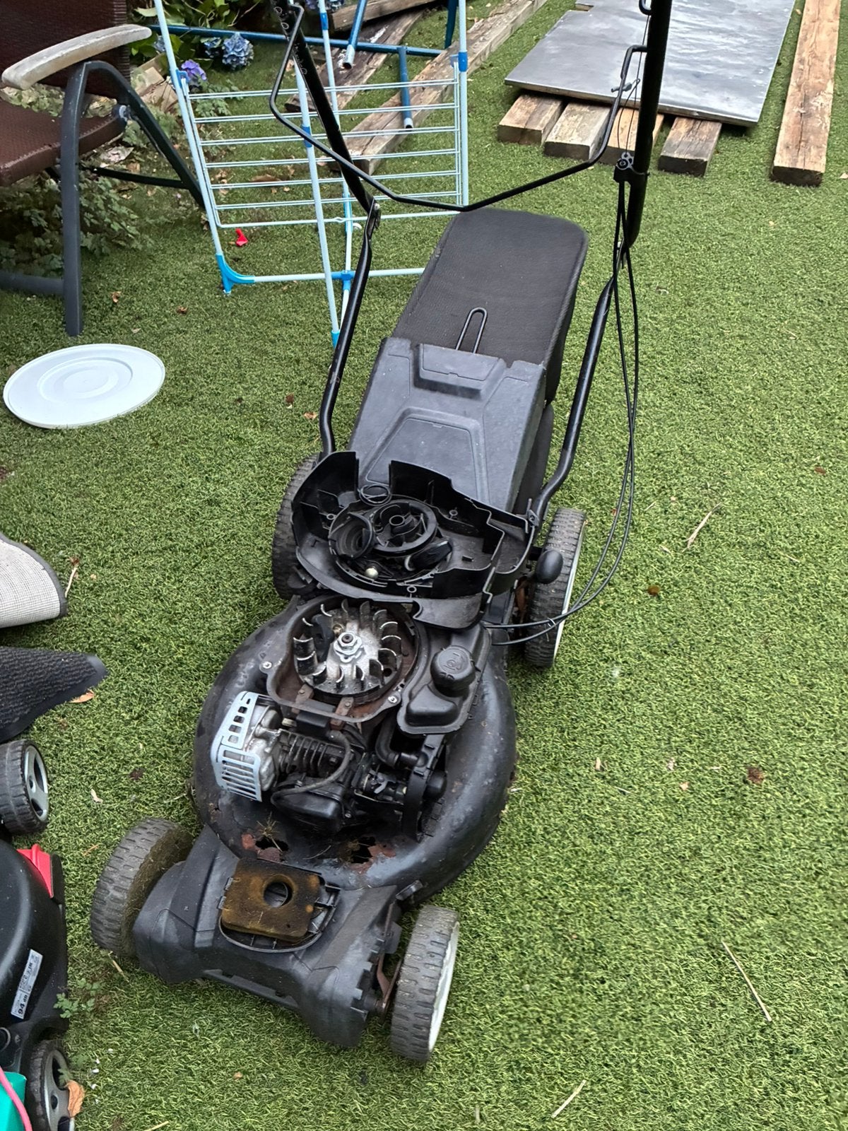 Grasmaaier Lees beschrijving!!!, Ophalen, Cirkelmaaier, Gebruikt, 40 t/m 49 cm
