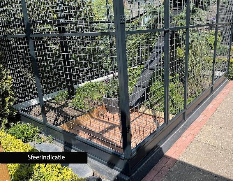 Aluminium kippenren Noa, Dieren en Toebehoren, Ophalen of Verzenden, Nieuw, Kippenhok of Kippenren