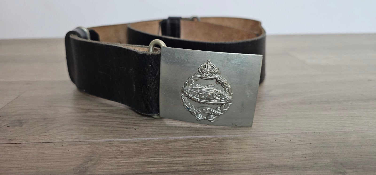 Vintage Duitse militaire riem met adelaar gesp, Ophalen of Verzenden, Landmacht, Duitsland, Kleding of Schoenen