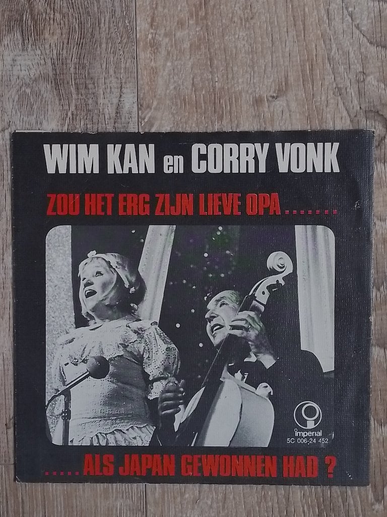 Wim Kan & Corry Vonk/Cabaret/Nederlandstalig, Gebruikt, Fotohoes, 7 inch, Single