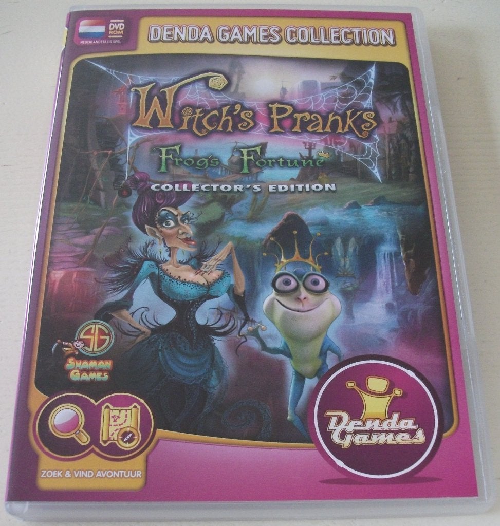 PC Game *** WITCH'S PRANKS *** A Frog Fortune, Puzzel en Educatief, 1 speler, Ophalen of Verzenden, Zo goed als nieuw