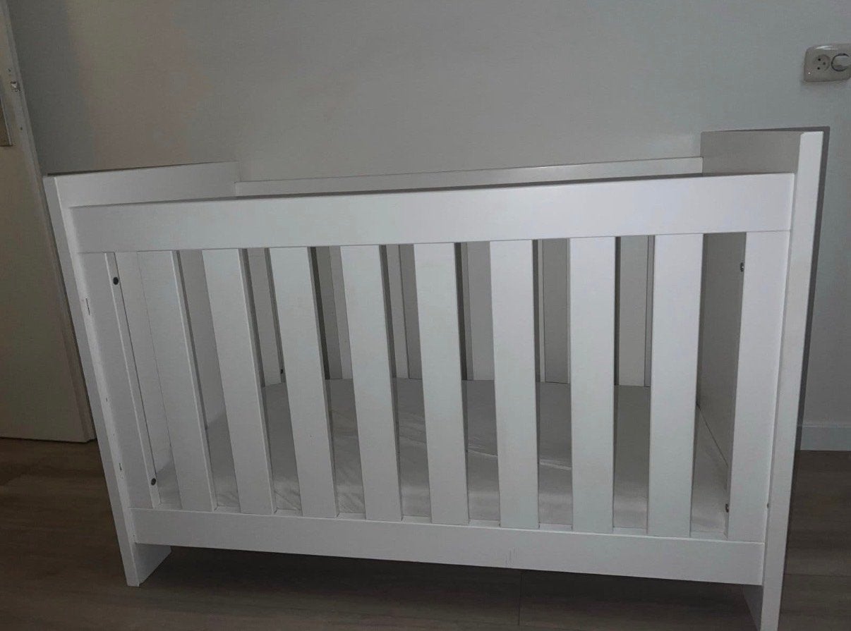 Bopita ledikant 120x60 met matras (excl. schroeven), Kinderen en Baby's, Gebruikt, Minder dan 140 cm, Minder dan 70 cm, Ophalen