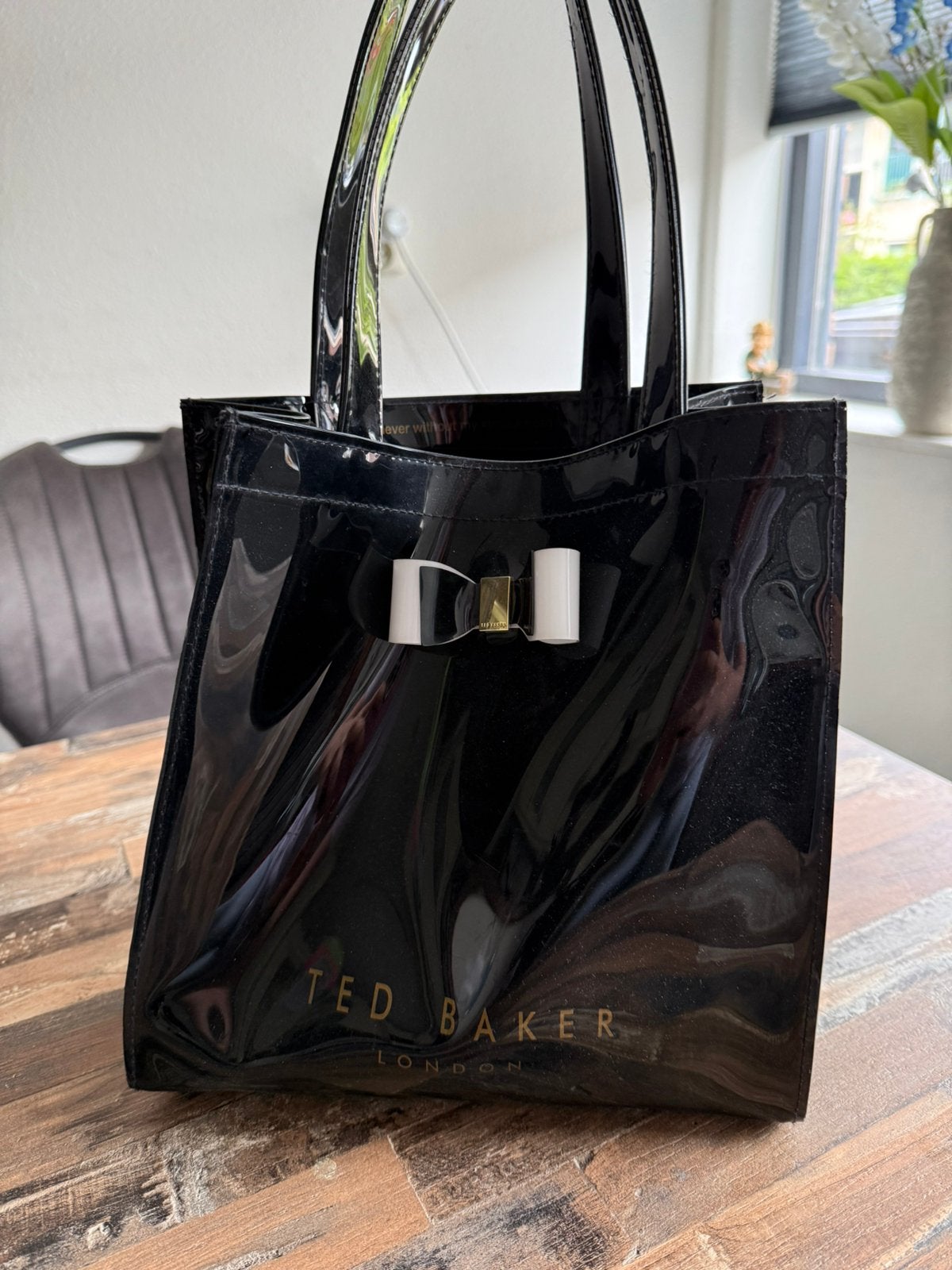 TED BAKER tas, Ophalen of Verzenden, Zo goed als nieuw, Zwart, Handtas