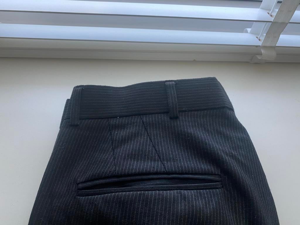 Pantalon dames zwart krijtstreep Junk de Luxe 34 = L/XL, Kleding | Dames, Zwart, Maat 46/48 (XL) of groter, Ophalen of Verzenden
