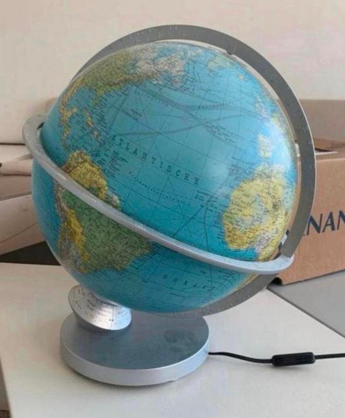 Wereldbol mooie Globe met verlichting Globe, Ophalen of Verzenden