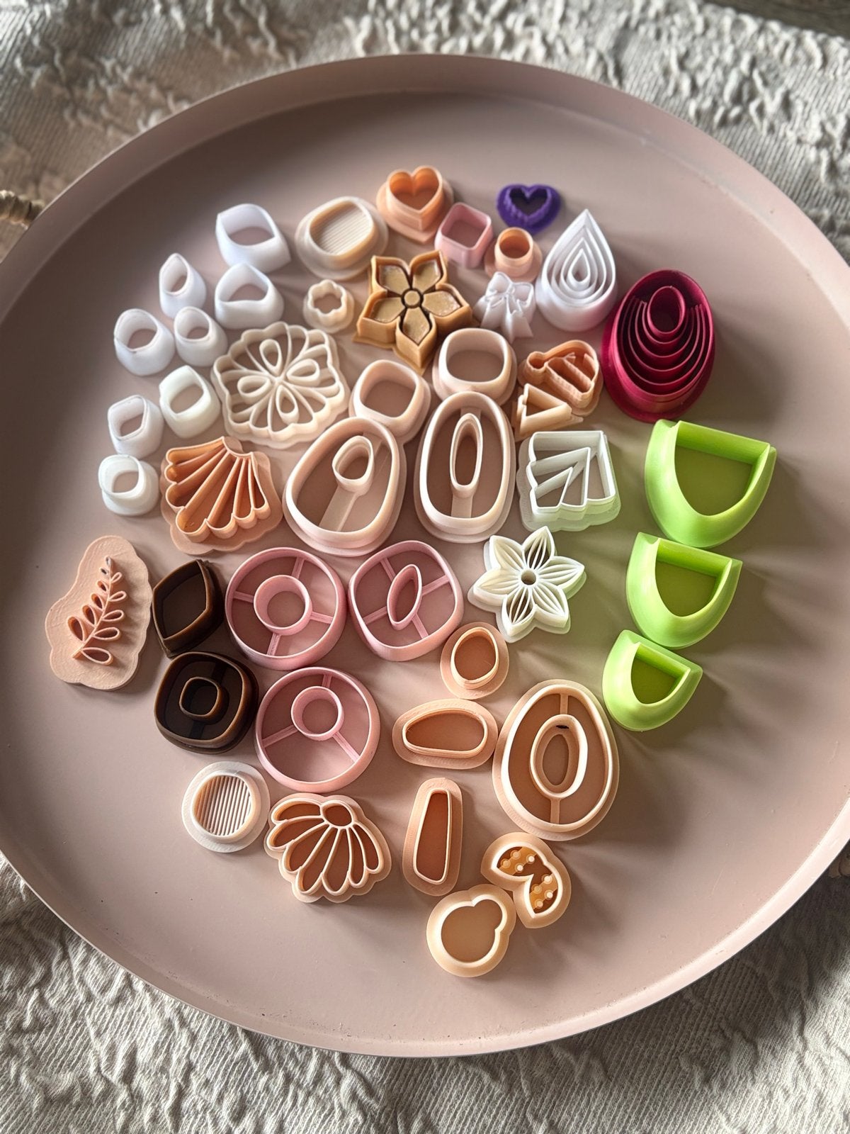 Diverse Uitstekers voor Klei, Fimo en Koekjes, Hobby en Vrije tijd, Meerkleurig, Zo goed als nieuw, Kunststof, Herbruikbaar