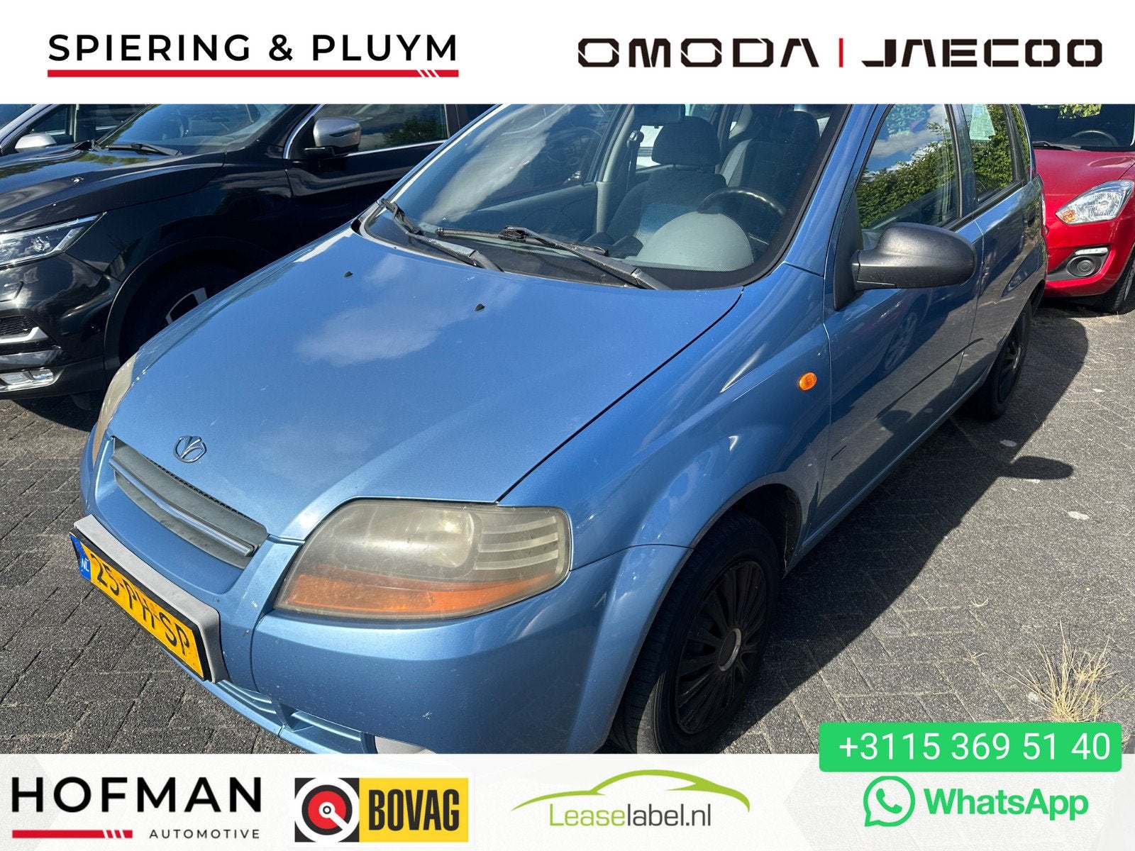 Daewoo Kalos 1.4 Spirit | Apk 7-7-2027 | Airco | Zie opmerki, Stof, 4 cilinders, Metallic lak, Origineel Nederlands