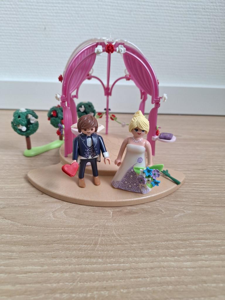 Playmobil Bruiloft Set - Bruidspaar met prieel, Ophalen, Gebruikt, Complete set