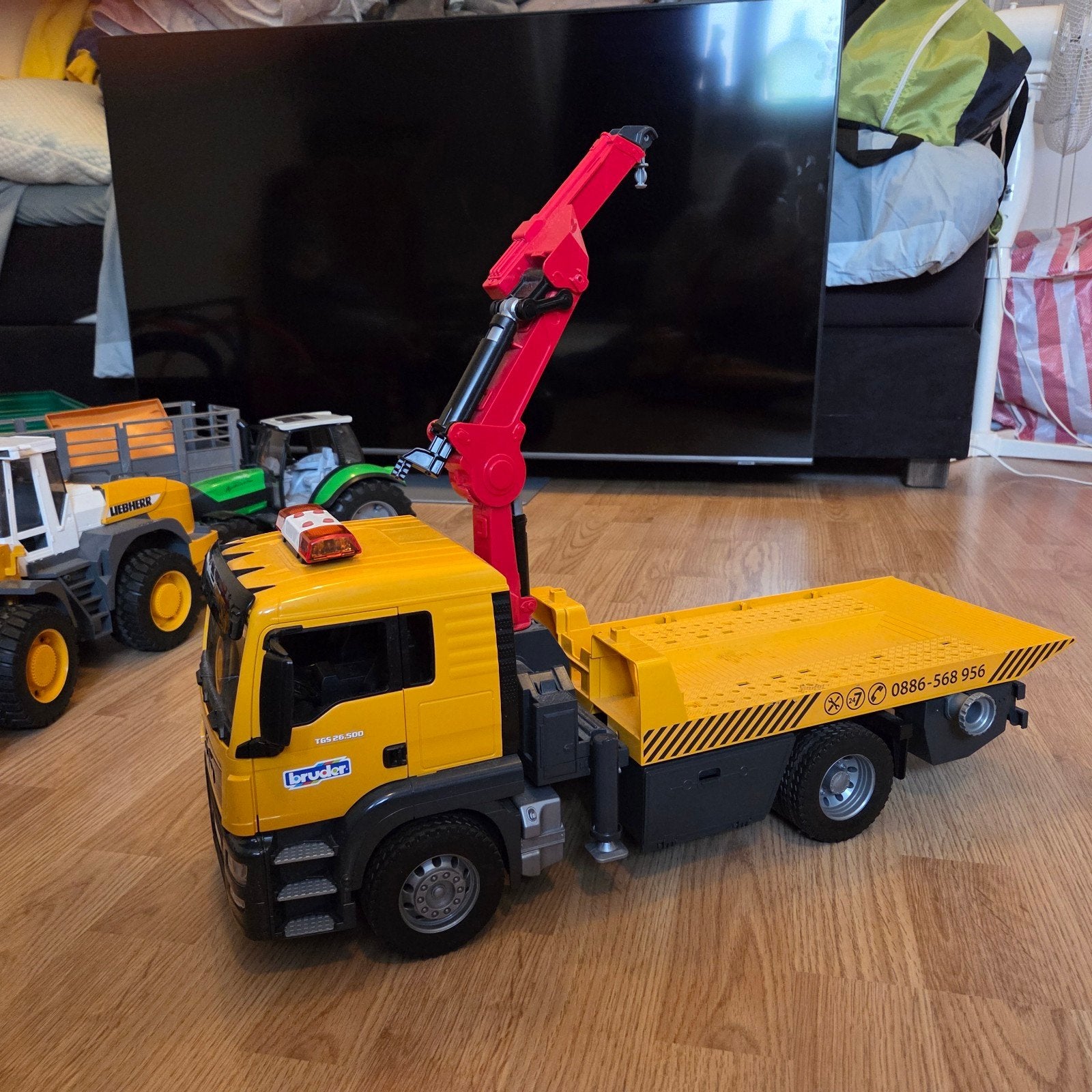 bruder sleepwagen, Ophalen, Zo goed als nieuw
