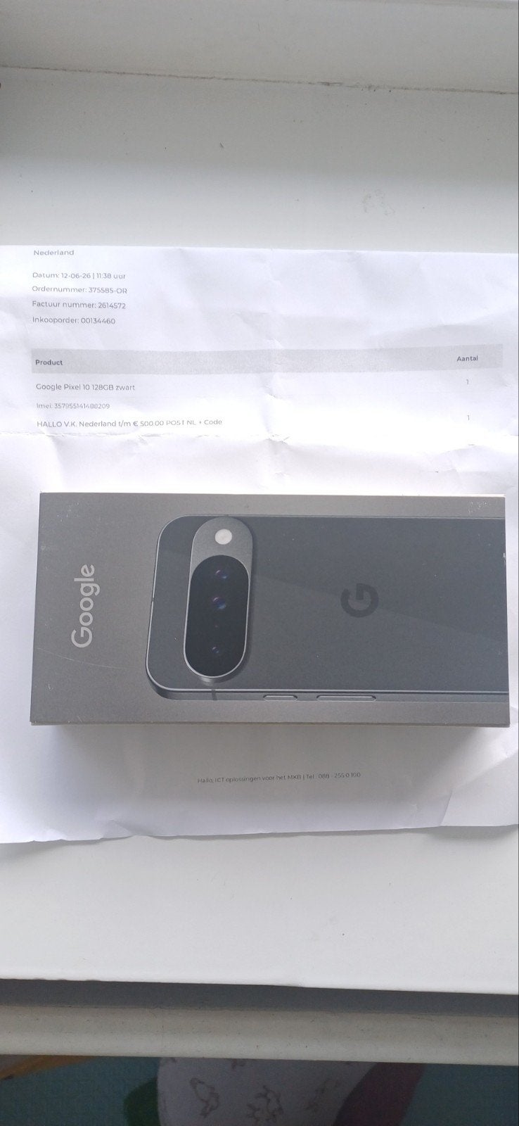 Google Pixel 10 128GB Zwart 5G - Nieuw in doos, Ophalen of Verzenden, Nieuw, Zonder abonnement, Zonder simlock