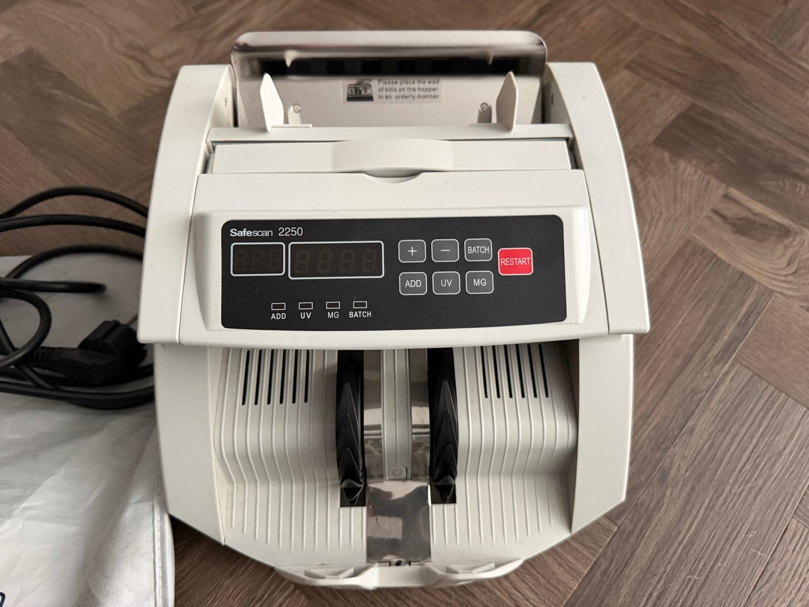 Safescan 2250 Geldtelmachine met valsgelddetectie, Ophalen of Verzenden