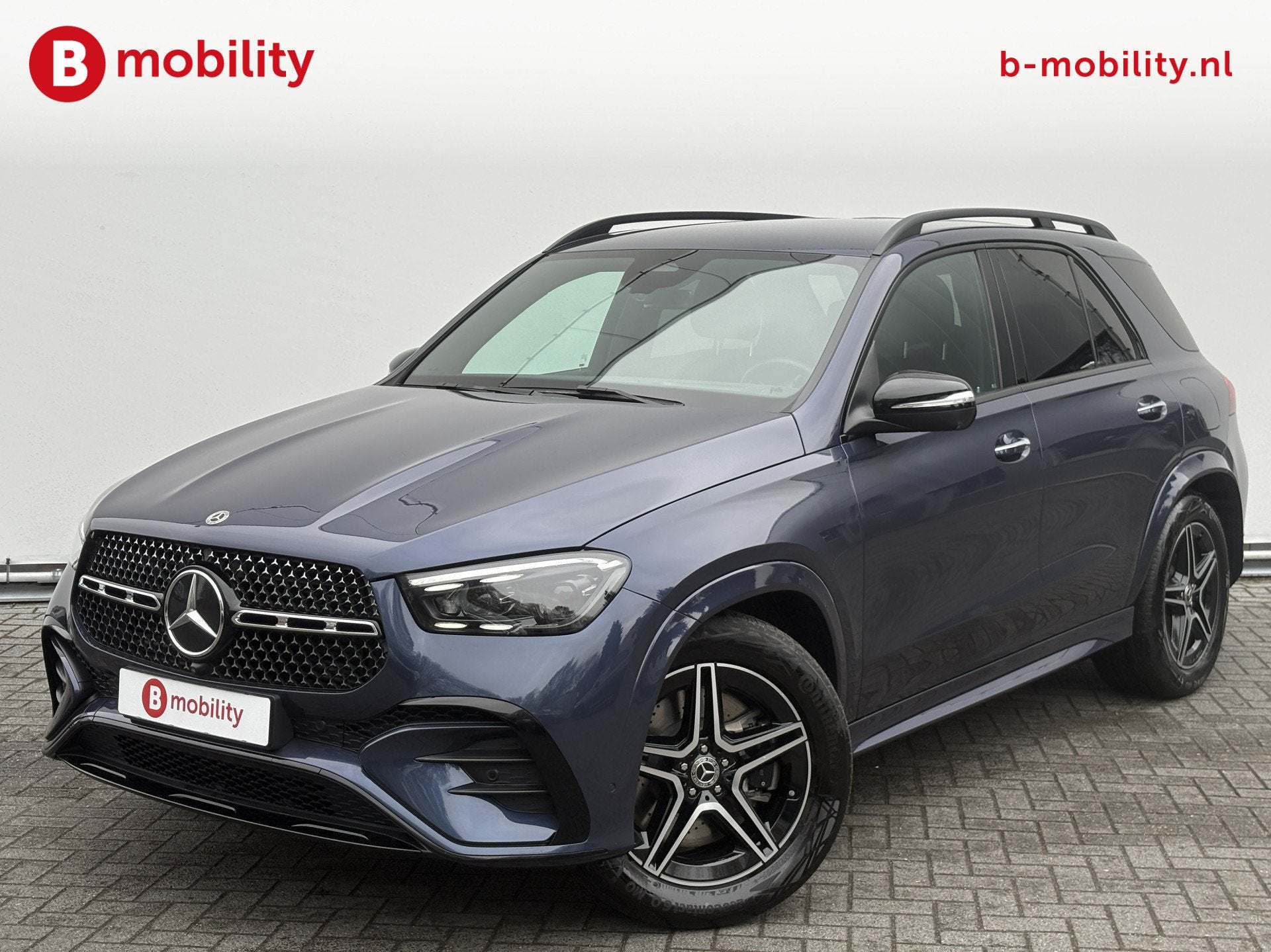 Mercedes-Benz GLE 350 de 4MATIC AMG Line Plugin Hybride NL A, Auto's, Mercedes-Benz, Automaat, Gebruikt, Blauw, GLE