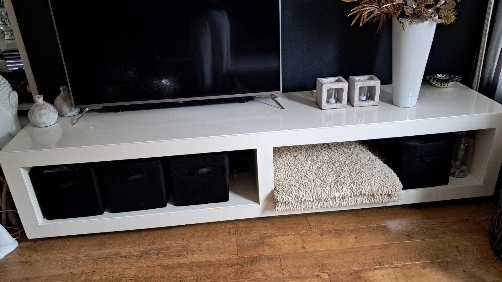 Handgemaakte zware kast op wielen, 270x60x60cm, Gebruikt, Handgemaakt, Robuust, Ophalen of Verzenden, 200 cm of meer