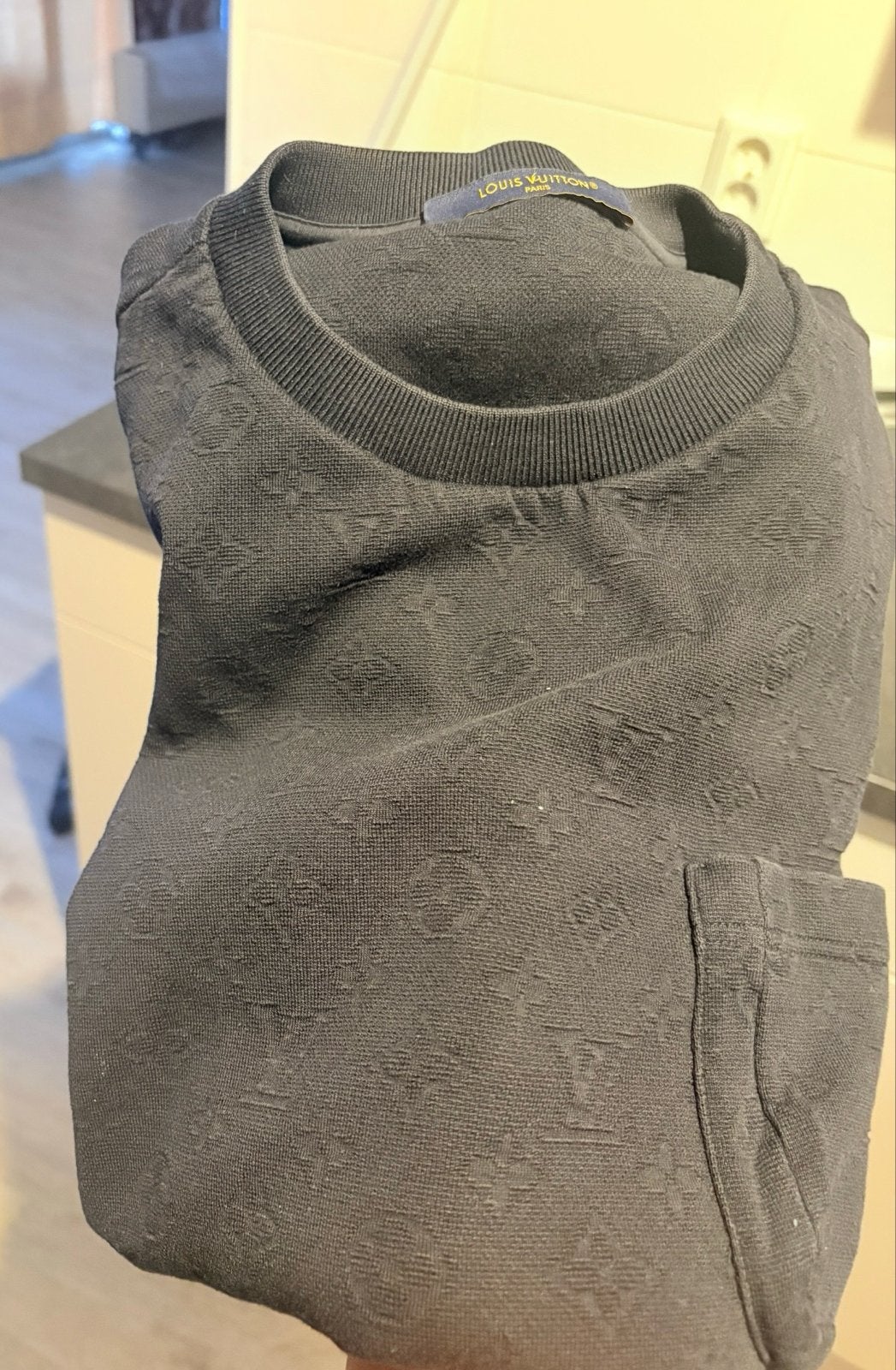 Origineel Louis Vuitton T-shirt, Kleding | Heren, T-shirts, Ophalen of Verzenden, Zo goed als nieuw, Overige maten, Zwart