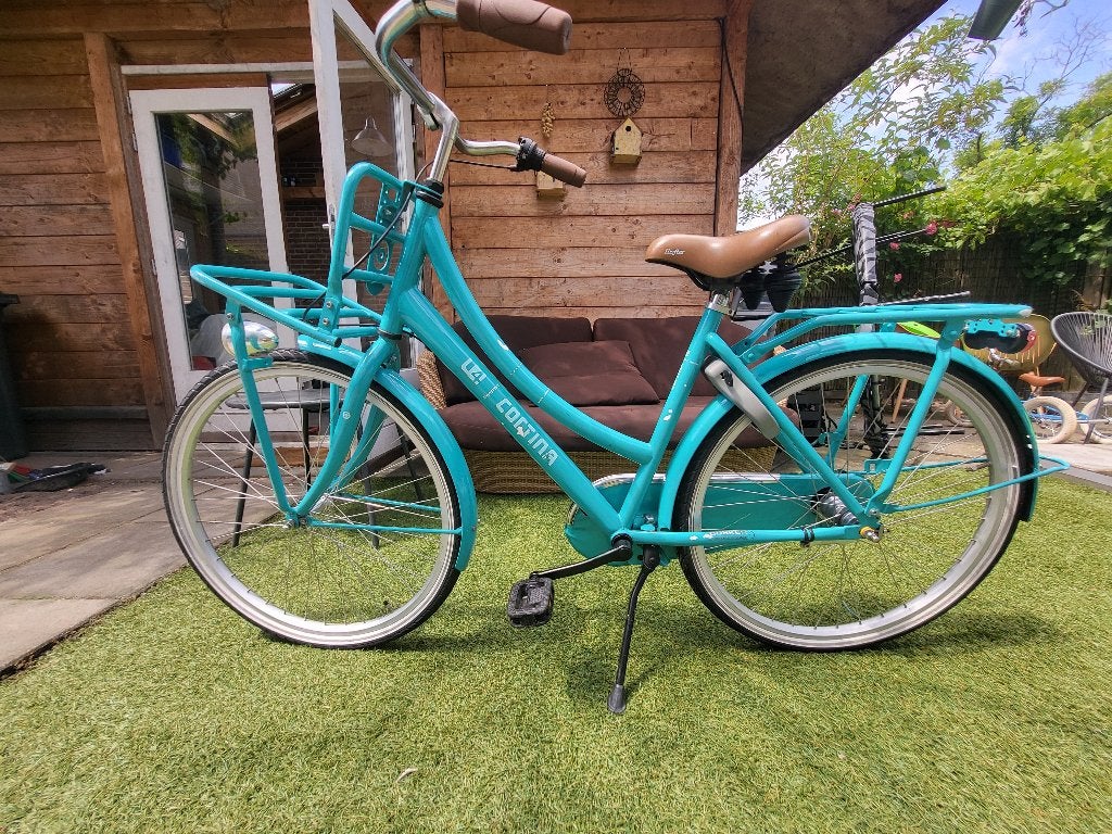 Cortina U4 26 inch meisjesfiets 3 versnellingen, Terugtraprem, Gebruikt, Versnellingen, Cortina