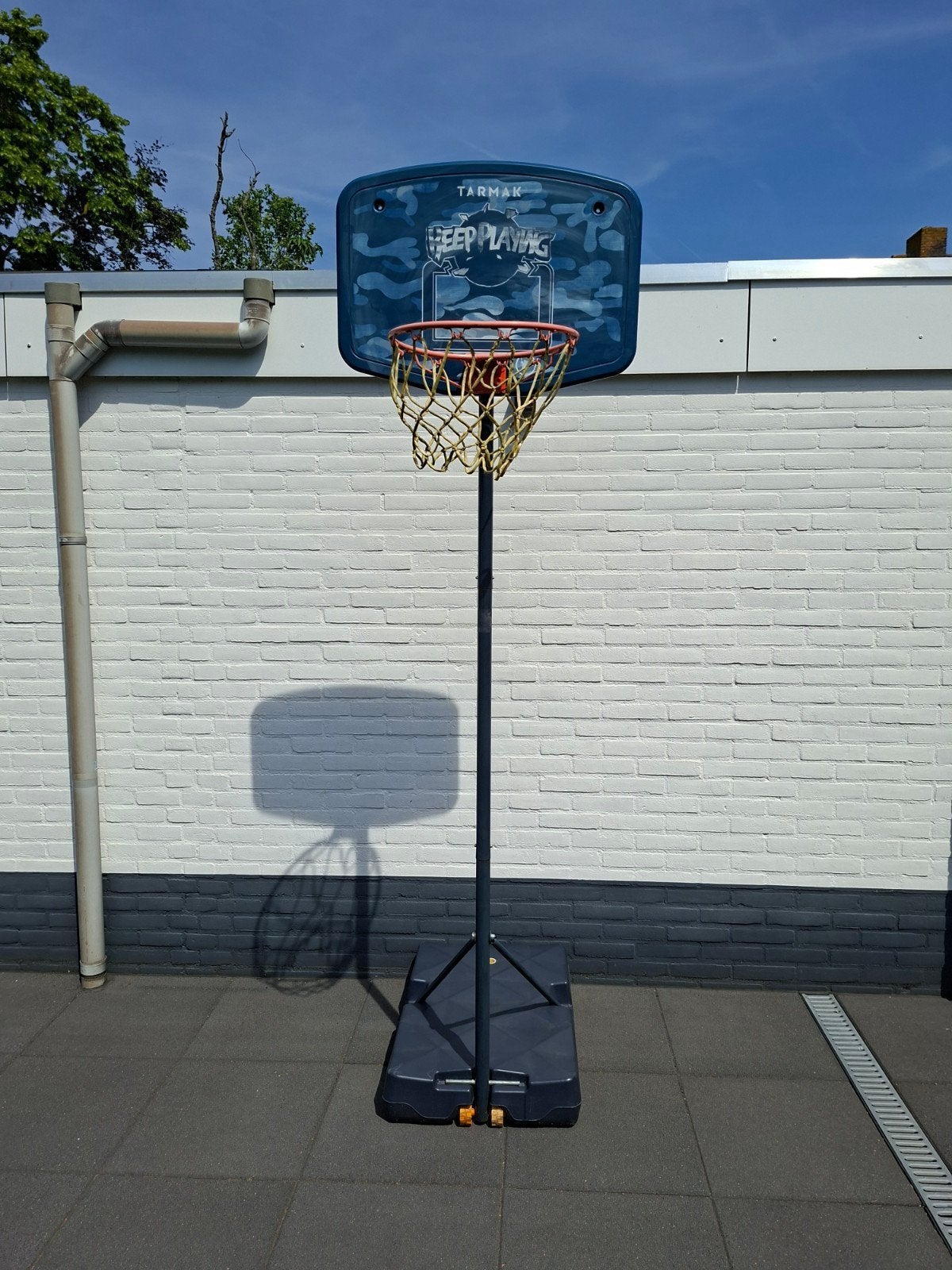 Tarmak basketbalpaal / basketbal, Ophalen, Gebruikt, Ring, Bord of Paal