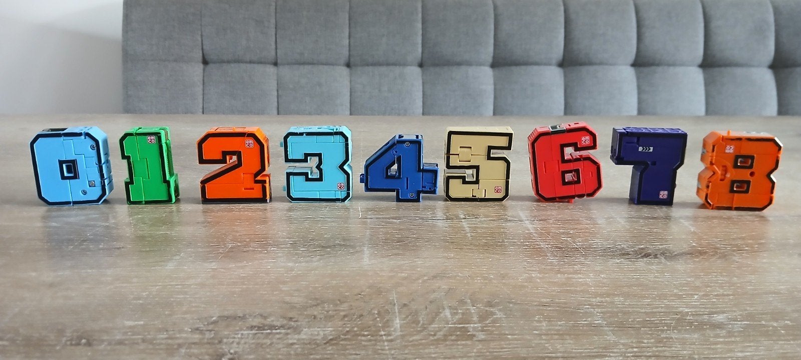 Emco Pocket Morphers Number Bots Transformers cijfers, Ophalen of Verzenden, Gebruikt