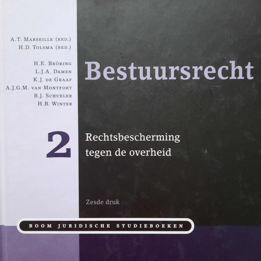 Bestuursrecht deel 2: Rechtsbescherming tegen de overheid, Boeken, Ophalen of Verzenden