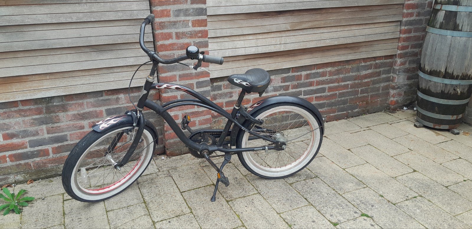 kinderfiets "rat rod" 20 inch, Fietsen en Brommers, Minder dan 47 cm, Ophalen, Gebruikt, Staal