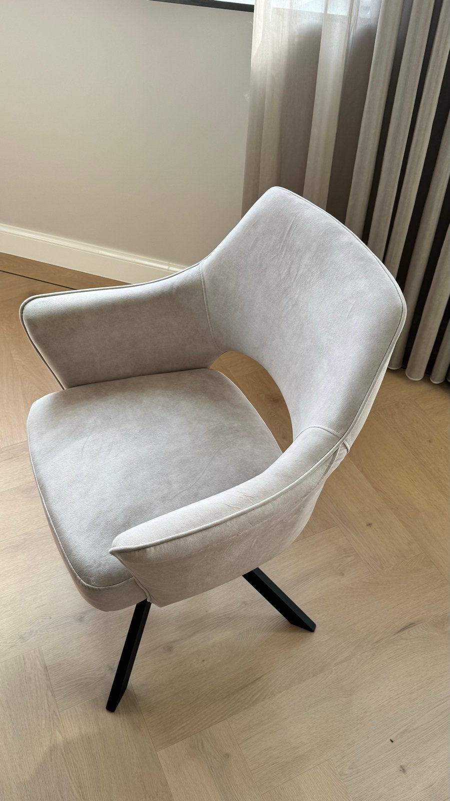 6 eetkamerstoelen van de Bommel, Ophalen, Overige kleuren, Zo goed als nieuw, Stof