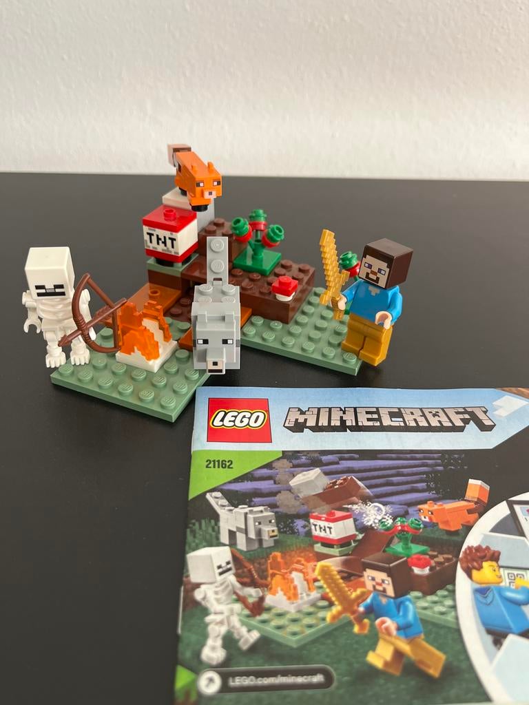 LEGO Minecraft 21162: Het Taiga Avontuur, Minecraft, Lego, Ophalen of Verzenden, Zo goed als nieuw