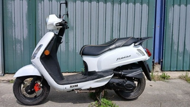 Sym Fiddle nette betrouwbare scooter, Fietsen en Brommers, Scooters | SYM, Ophalen, Gebruikt, Benzine, Fiddle