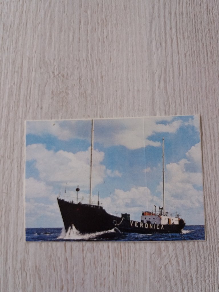 sticker VERONICA ( 1 ), Ophalen of Verzenden, Zo goed als nieuw, Film, Tv of Omroep