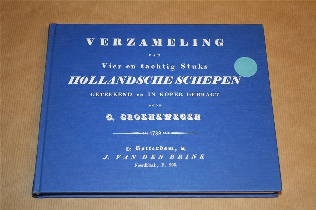 Verzameling 84 Hollandse schepen. Getekend en in koper., Verzenden, N.v.t., N.v.t., Zo goed als nieuw