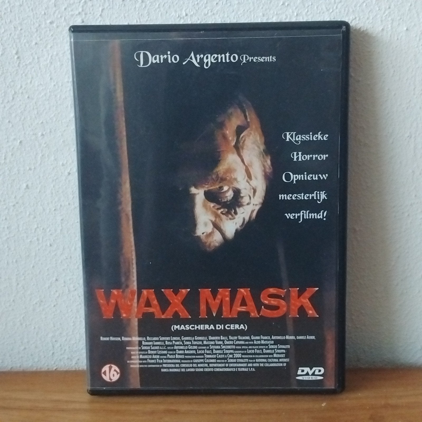 Dario Argento Wax Mask dvd, Alle leeftijden, Ophalen of Verzenden, Zo goed als nieuw, Overige genres