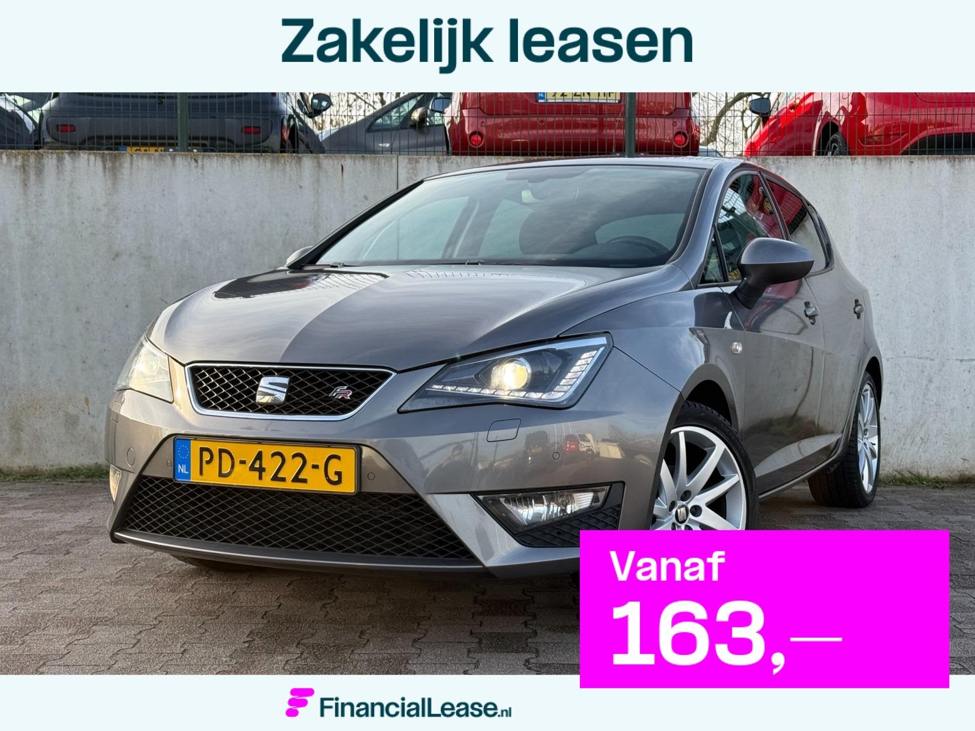 Seat Ibiza 1.0 EcoTSI FR Connect/NAVI/CLIMA/PDC/CRUISE/LED/N, Voorwielaandrijving, Dealer onderhouden, Stof, 995 kg
