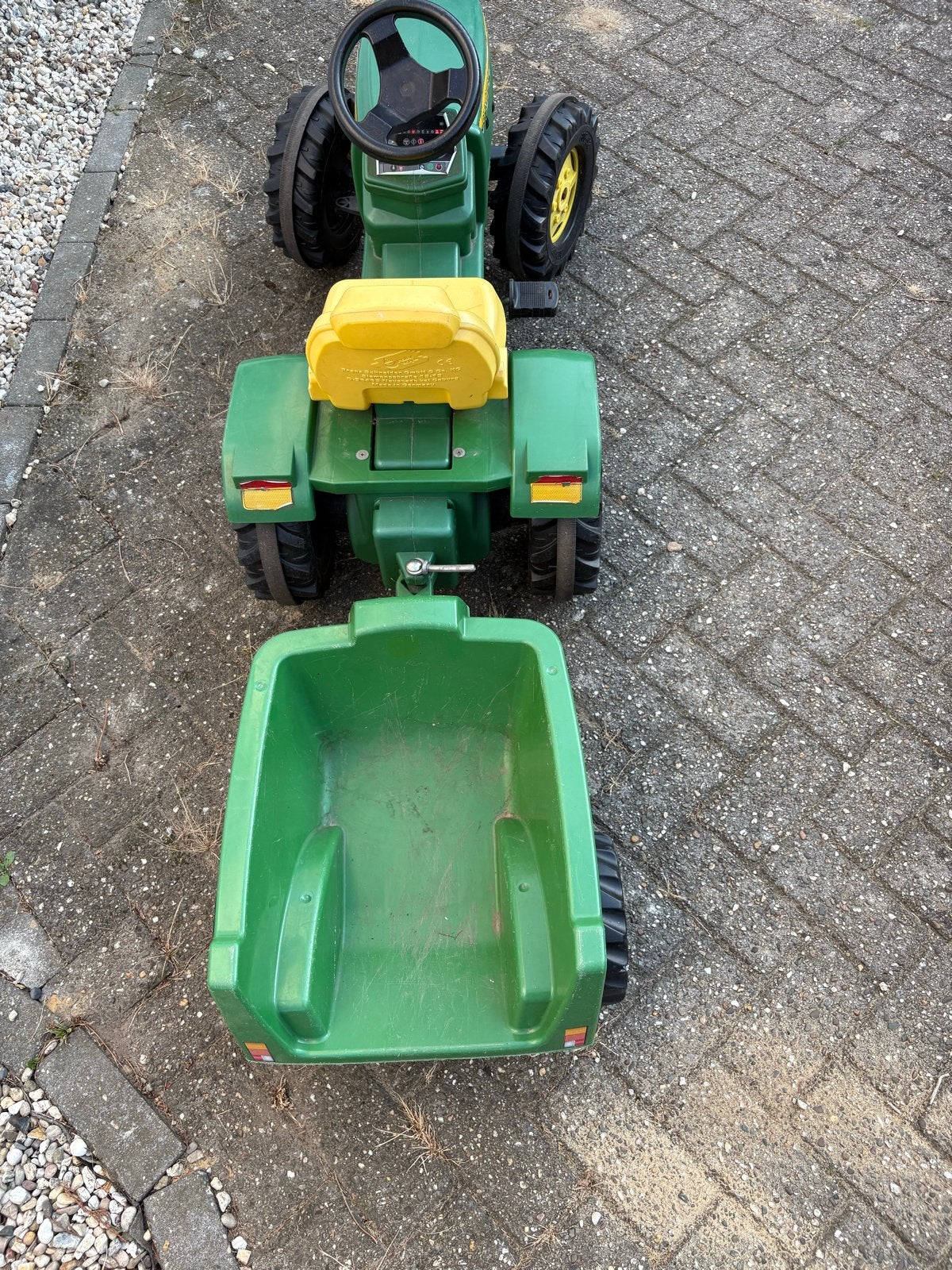 Rooli Toys John Deere traptractor met aanhanger, Ophalen, Gebruikt, Trapvoertuig