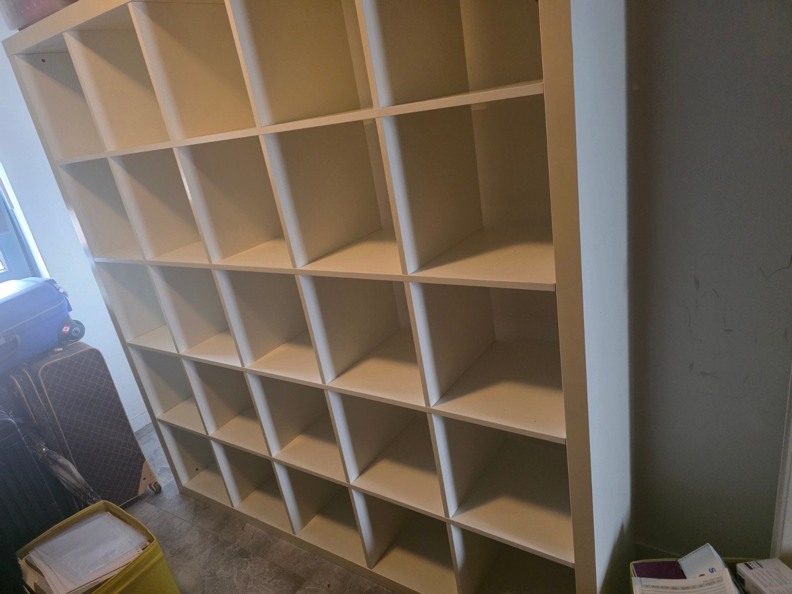IKEA KALLAX Kast met 25 vakken - Wit, Ophalen
