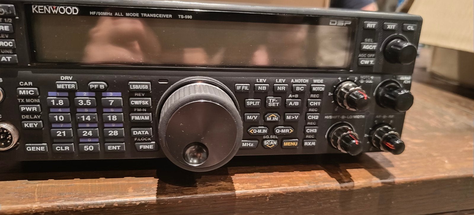 Kenwood TS-590S DSC met doos ALS NIEUW 27MHz, Telecommunicatie, Zenders en Ontvangers, Ophalen, Zo goed als nieuw, Zender en Ontvanger