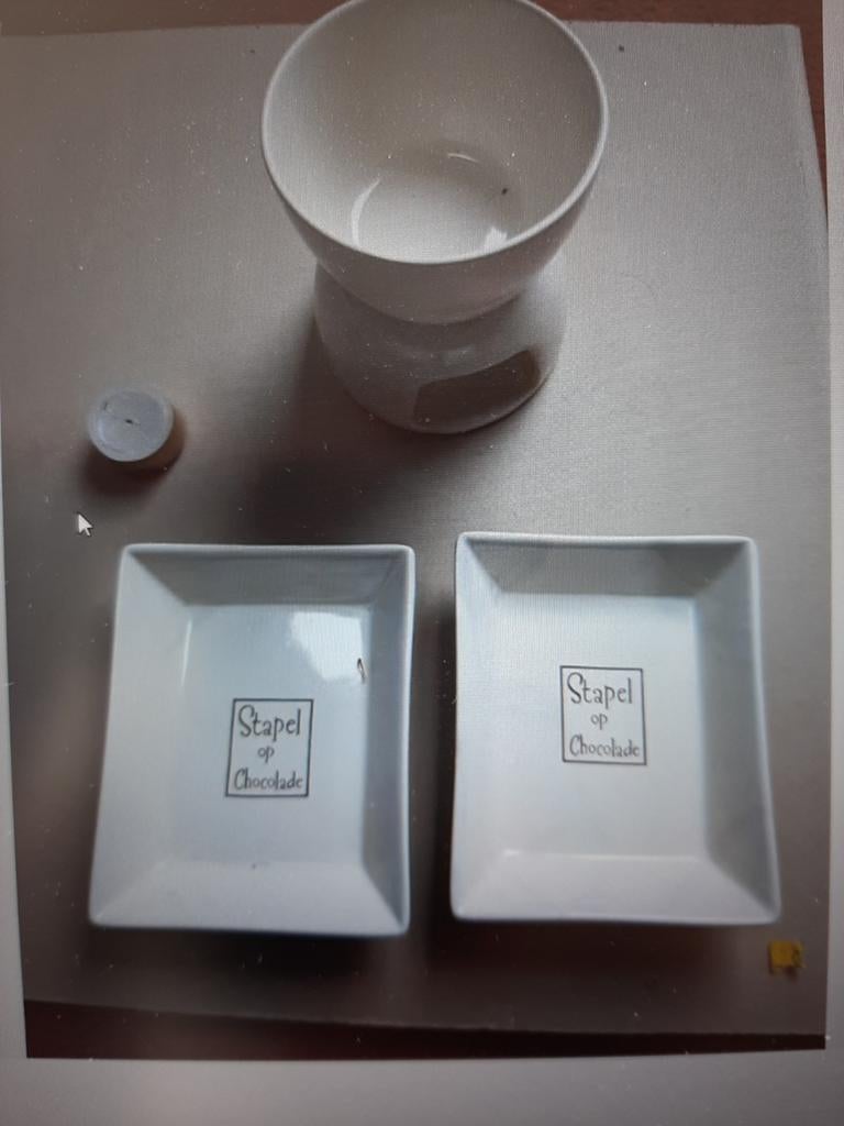Fondue set., Ophalen of Verzenden, Zo goed als nieuw, Waxinelicht, Fondueset