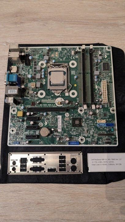 HP ProDesk 400 G2, MS-7860, Intel i5-4590S, koeler, Computers en Software, Gebruikt, DDR3, Ophalen of Verzenden, LGA 1155